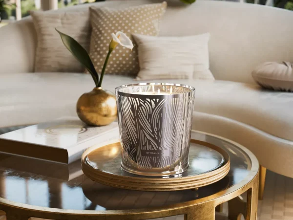 Large Orris Mimosa Scented Candle With Metal Sleeve | Rituals Hot