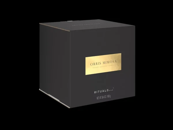 Large Orris Mimosa Scented Candle With Metal Sleeve | Rituals Hot